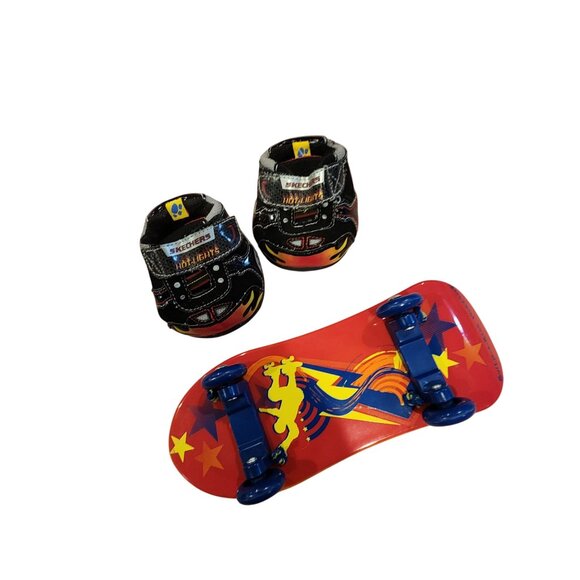 Build A Bear Flaming Skate Board Sketchers shoes - Picture 2 of 2